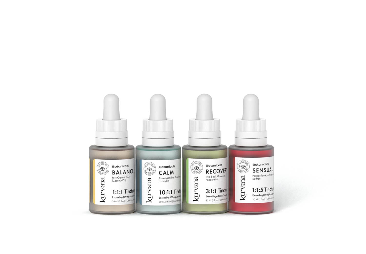 kurvana-botanicals-collection-web | Kurvana | Curated for years. Experienced in moments. The Ultimate Guide to Kurvana’s Top Tinctures