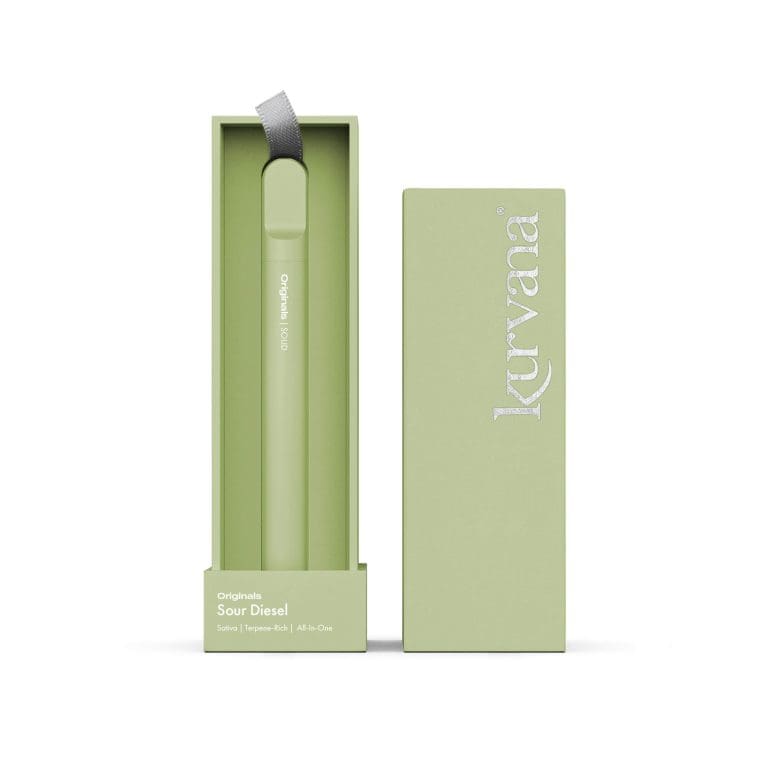 kurvana_originals_aio_soud-2000x2000 | Kurvana | Curated for years. Experienced in moments. Kurvana Originals Sour Diesel All In One Disposable