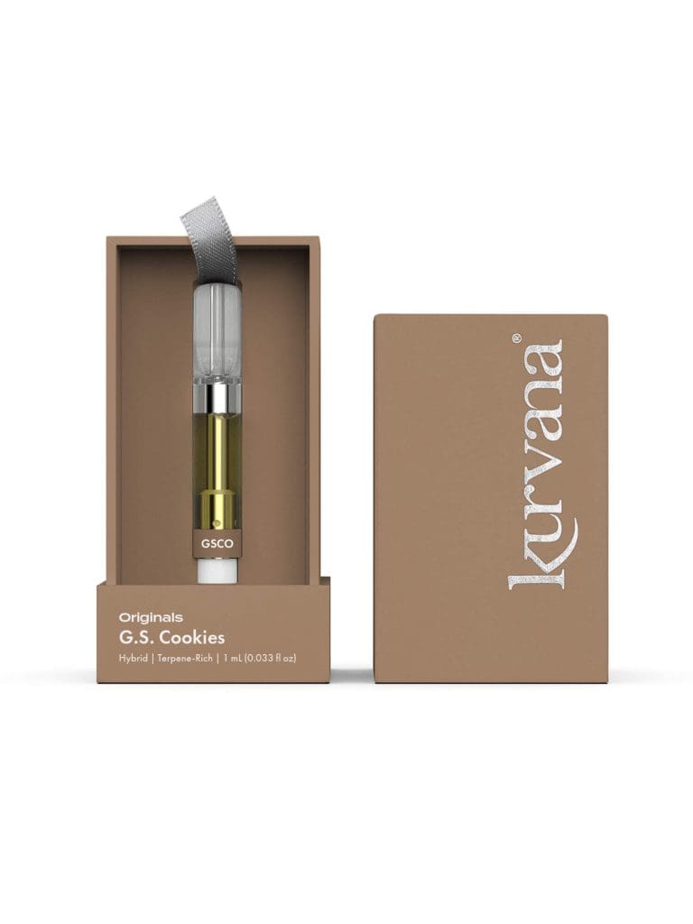 Kurvana-Originals-GirlScoutCookies-THC-Cartridge-Hybrid | Kurvana | Curated for years. Experienced in moments. Kurvana Originals - Terpene Rich Line
